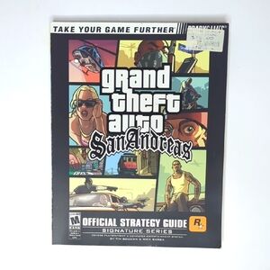 Grand Theft Auto San Andreas Official Strategy Guide Brady Games 2004